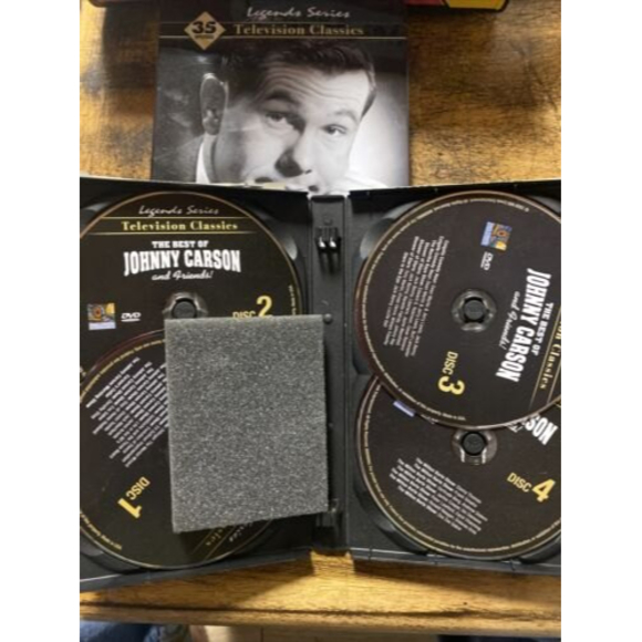 The Best of Johnny Carson (DVD, 2010, 4-Disc Set, Tin Case) 35 episodes Legends - Picture 4 of 4